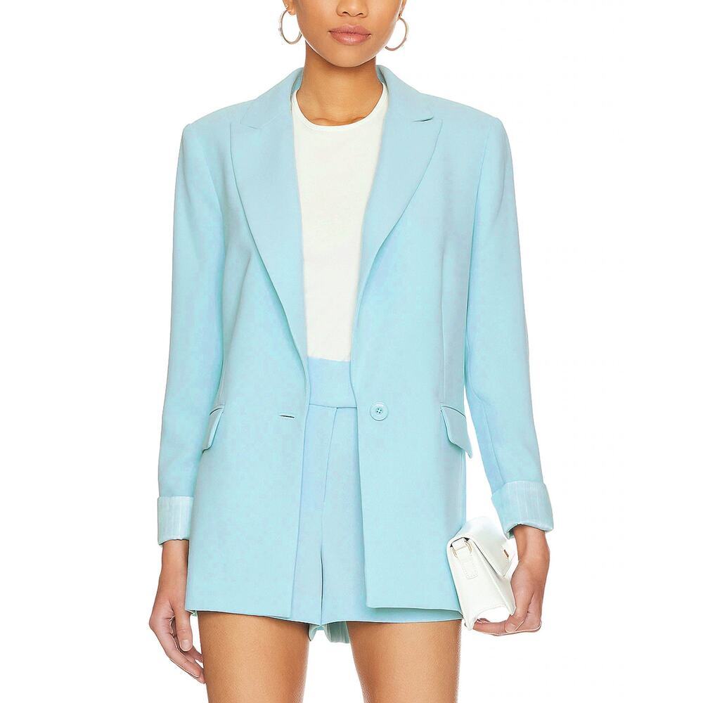 Alice + Olivia Justine Light Blue Blazer NEW NWT Size 4